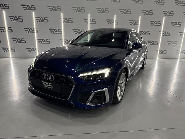 Azul Usado 2021 Audi A5 Sportback S-Line Utilitario | 29.900 € (Precio justo) - Imagen 1/4