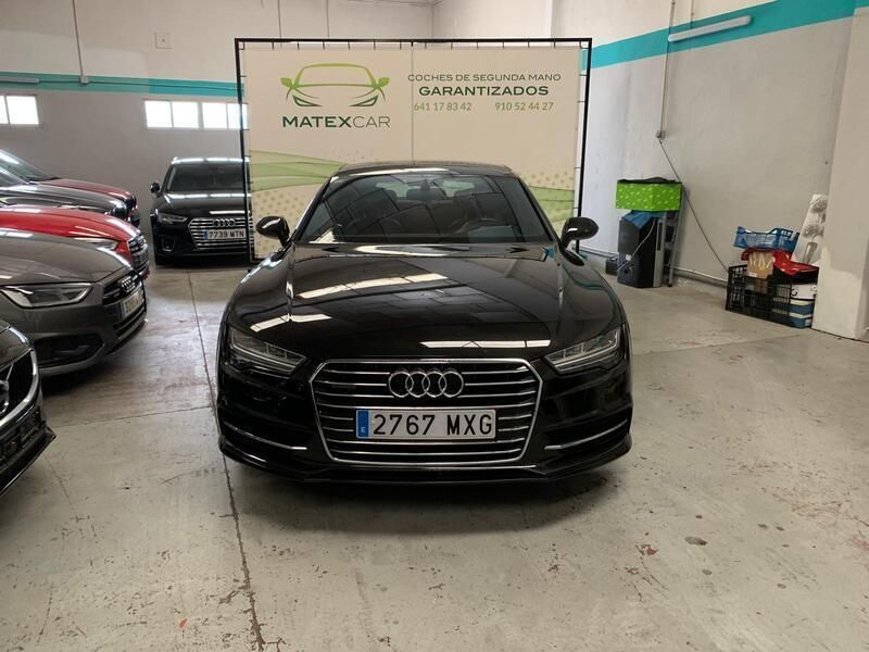Negro Usado 2015 Audi A7 Sportback S-Line Utilitario | 32.490 € (Caro) - Imagen 1/4
