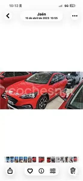 Usado Ford Focus Active 125 CV (91 kW) 2019 Rojo Berlina