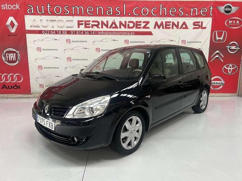Usado Renault Grand Scénic II Dynamique 131 CV (96 kW) 2007 Negro Monovolumen