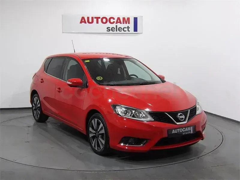 Usado Nissan Pulsar Tekna 110 CV (80 kW) 2014 Rojo Utilitario