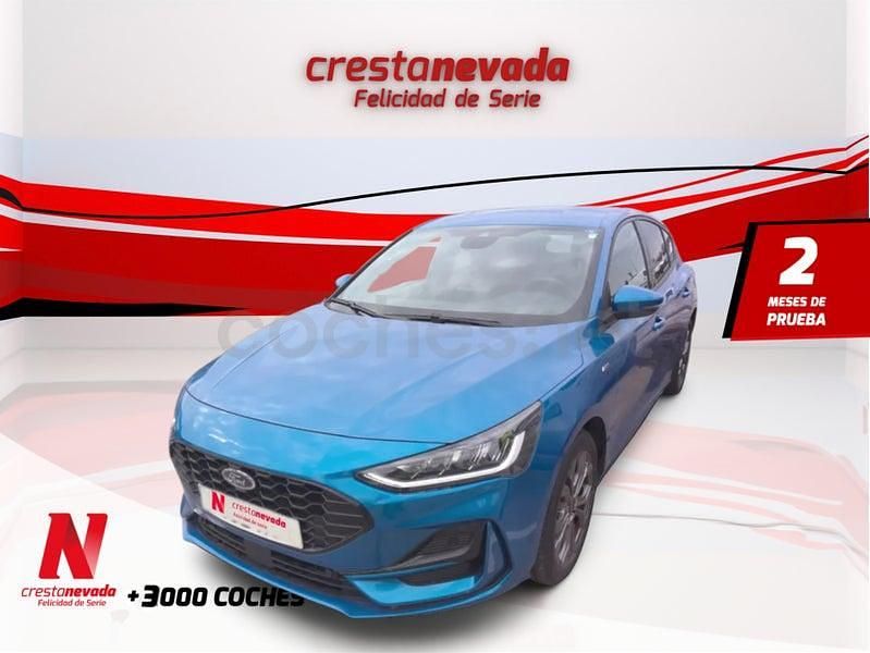 Usado Ford Focus ST-Line 125 CV (91 kW) 2022 Azul Berlina