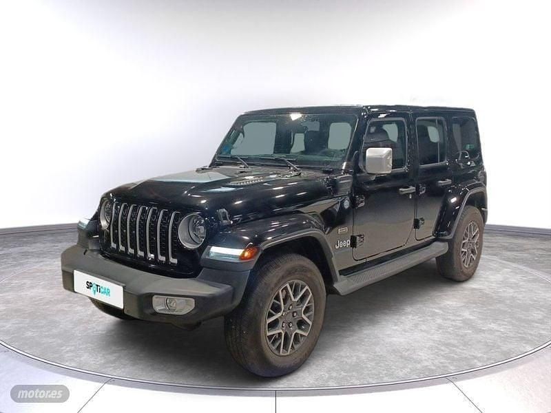 Negro Usado 2023 Jeep Wrangler Sahara SUV | 70.740 € (Caro) - Imagen 1/4