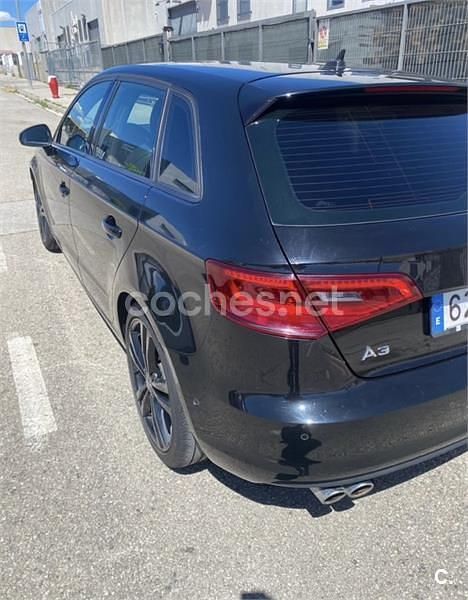 Usado Audi A3 S-Line 150 CV (110 kW) 2015 Negro Berlina