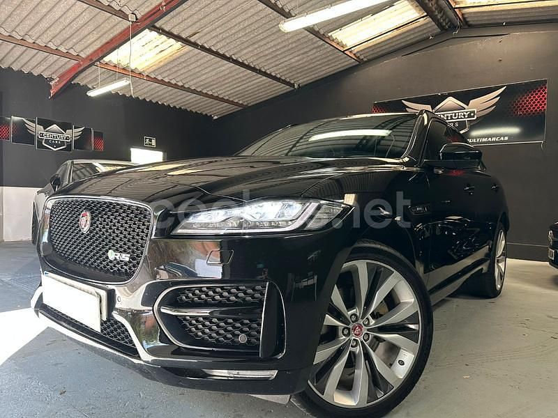 Negro Usado 2018 Jaguar F-Pace R-Sport SUV | 16.999 € (Precio justo) - Imagen 1/4