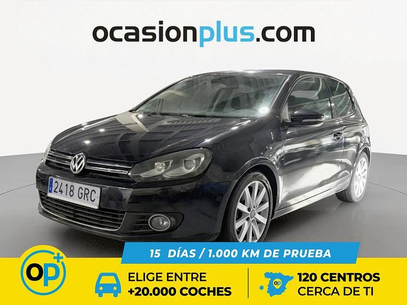 Usado VW Golf VI Sportline 105 CV (77 kW) 2009 Negro Utilitario