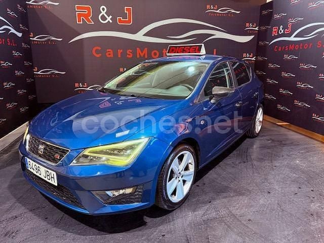 Azul Usado 2015 Seat Leon FR Berlina | 11.990 € (Buen precio) - Imagen 1/4