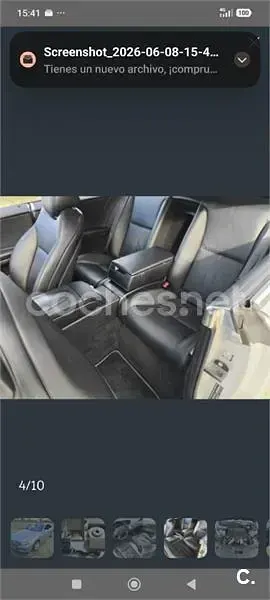Usado Mercedes CL500 435 CV (319 kW) 2011 Gris / plata Coupe