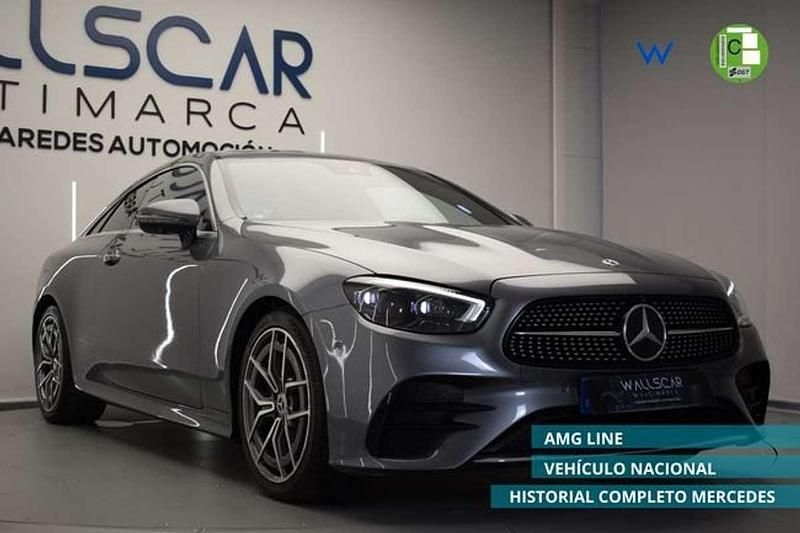 Usado Mercedes E220 194 CV (142 kW) 2021 Gris Coupe