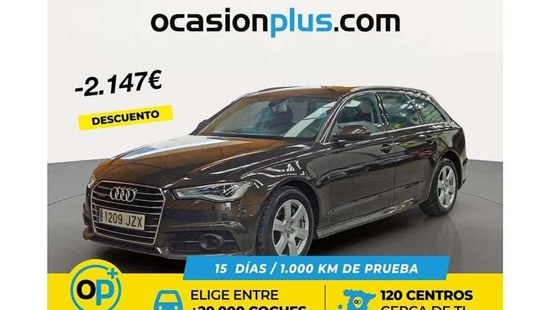 Usado Audi A6 272 CV (200 kW) 2017 Marrón Familiar