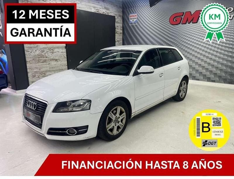 Usado Audi A3 Sportback Attraction 140 CV (102 kW) 2012 Blanco Utilitario