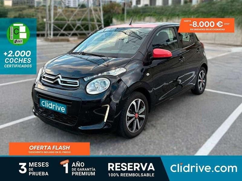 Negro Usado 2017 Citroën C1 Feel Utilitario | 6790 € (Precio justo) - Imagen 1/3