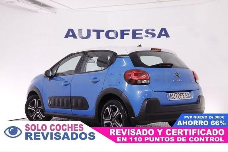 Usado Citroën C3 PureTech 82 CV (60 kW) 2017 Azul Berlina
