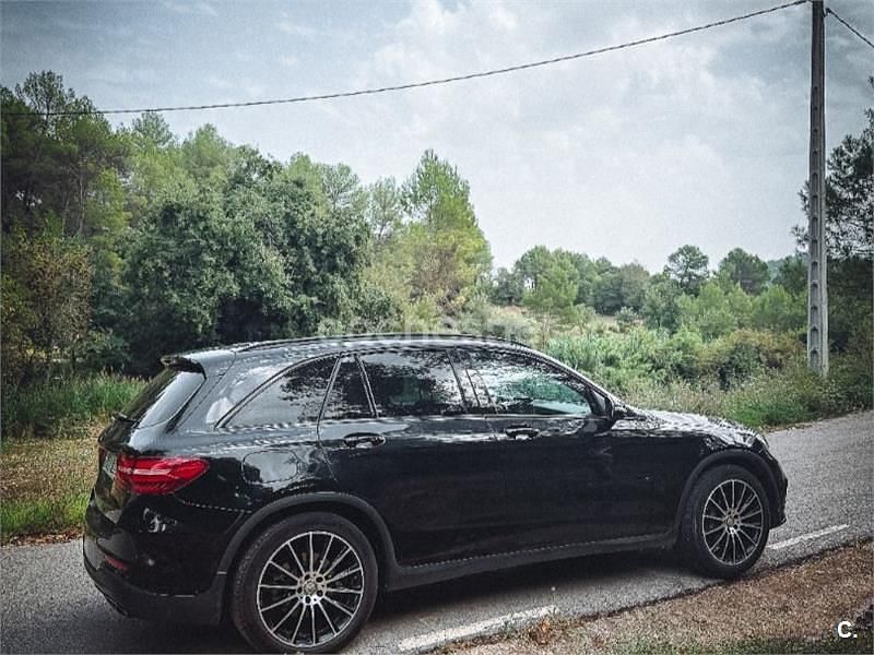 Usado Mercedes GLC250 AMG line 204 CV (150 kW) 2015 Negro SUV