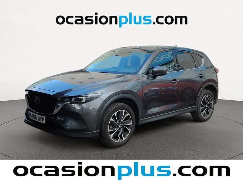 Gris Usado 2024 Mazda CX-5 Exclusive-Line SUV | 33.546 € (Precio justo) - Imagen 1/4