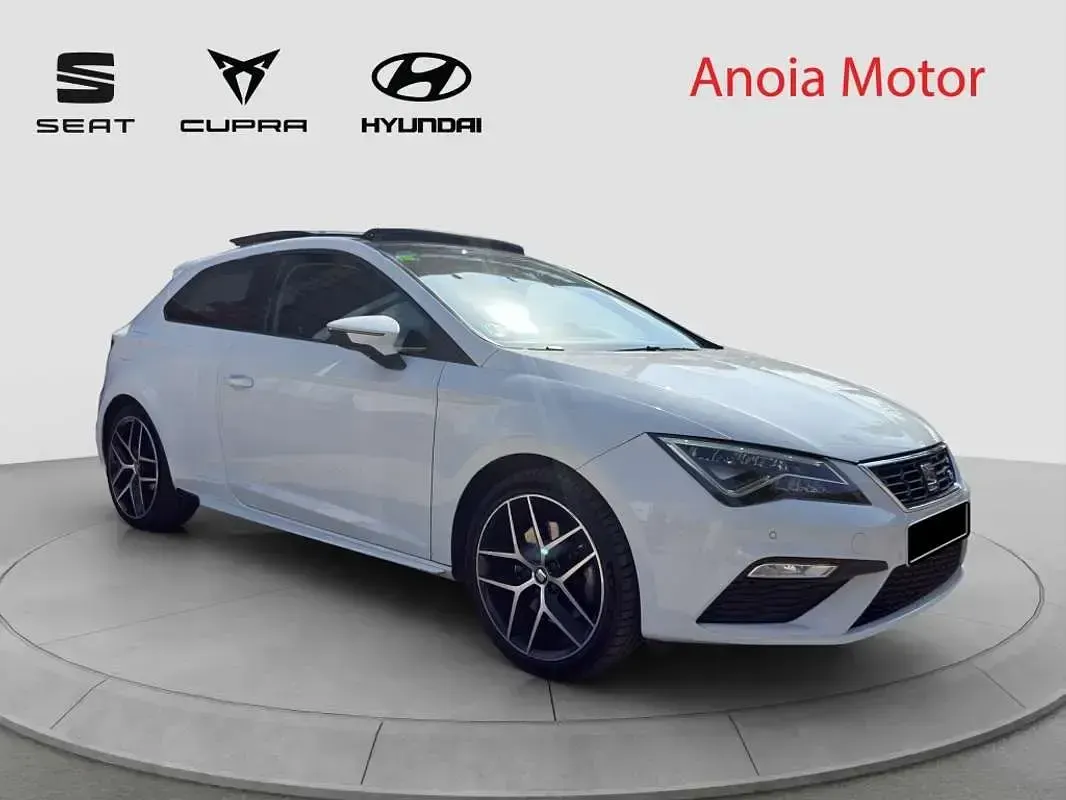 Usado Seat Leon SC FR 179 CV (131 kW) 2018 Blanco Utilitario