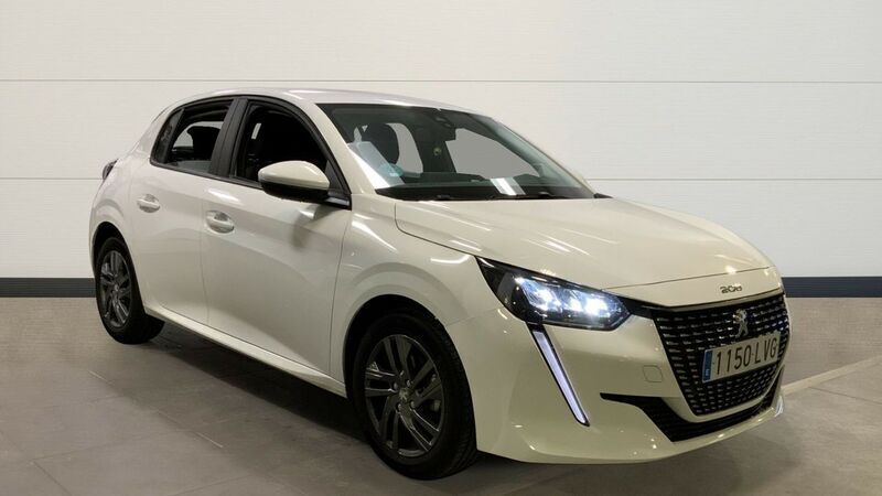 Blanco Usado 2021 Peugeot 208 Active Utilitario | 14.990 € (Precio justo) - Imagen 1/4