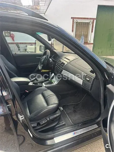 Usado BMW X3 218 CV (160 kW) 2007 Negro SUV