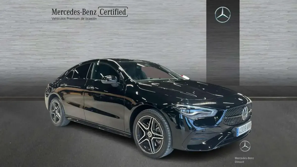 Usado Mercedes CLA250e 218 CV (160 kW) 2024 Negro Coupe
