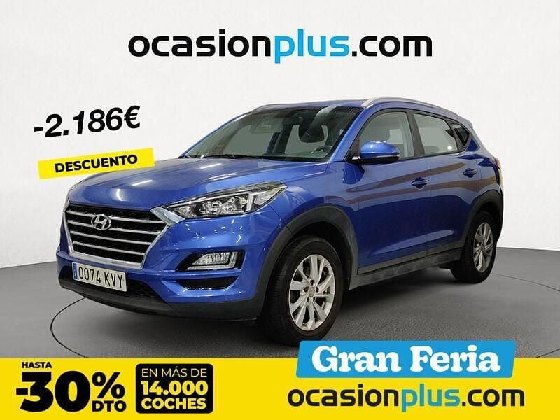 Azul Usado 2019 Hyundai Tucson SUV | 18.990 € (Precio justo) - Imagen 1/4