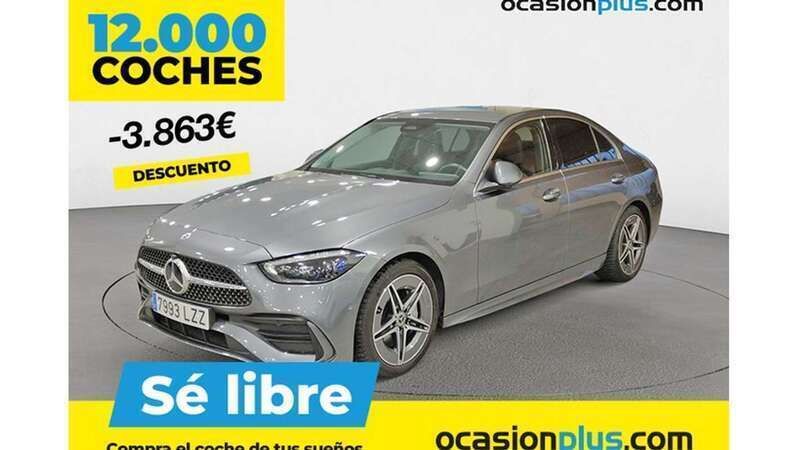 Gris Usado 2022 Mercedes C220 Berlina | 37.728 € (Buen precio) - Imagen 1/4