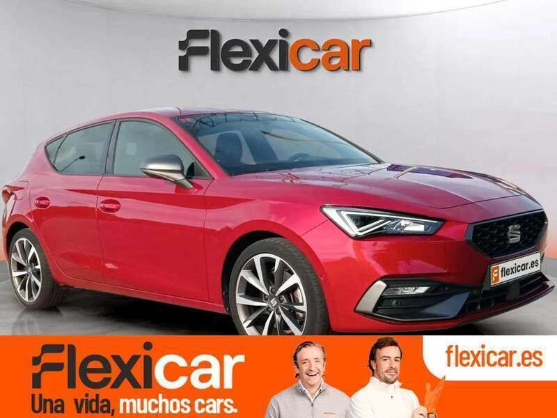 Rojo Usado 2021 Seat Leon FR Berlina | 19.790 € (Precio justo) - Imagen 1/4