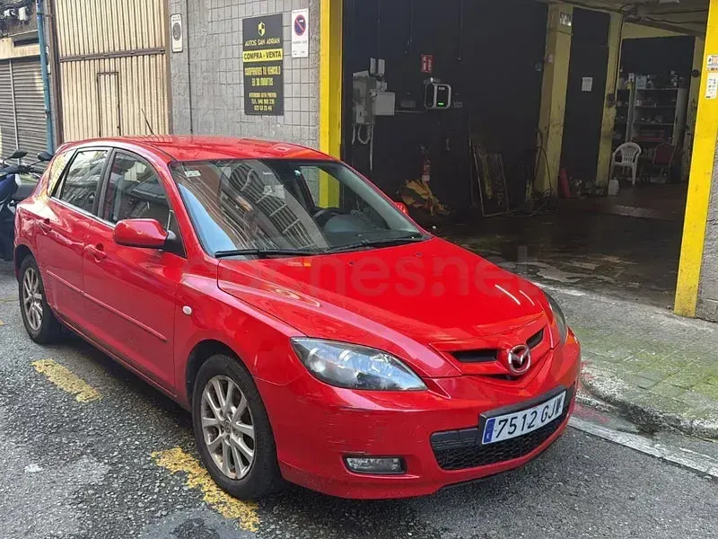 Brugt Mazda 3 Sportive 109 HK (80 kW) 2008 Rød Sedan