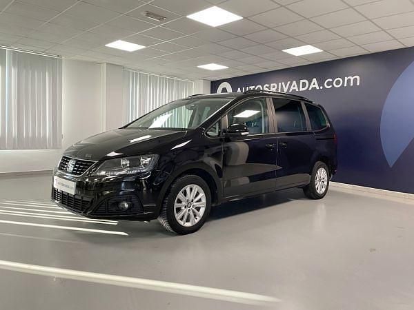 Usado Seat Alhambra Reference 150 CV (110 kW) 2019 Negro oscuro (metalizado) Monovolumen