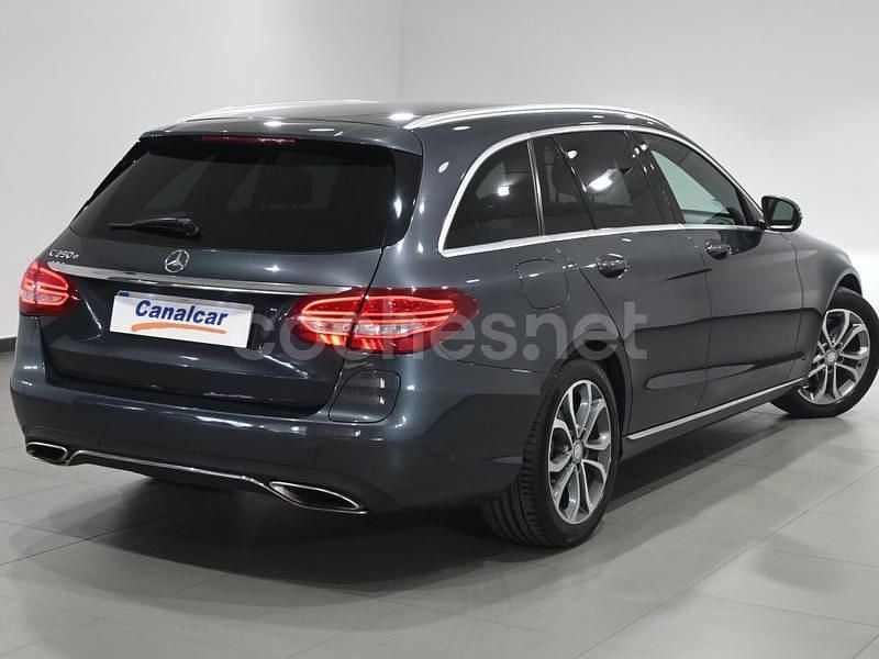 Usado Mercedes C350e Avantgarde 279 CV (205 kW) 2015 Gris Familiar