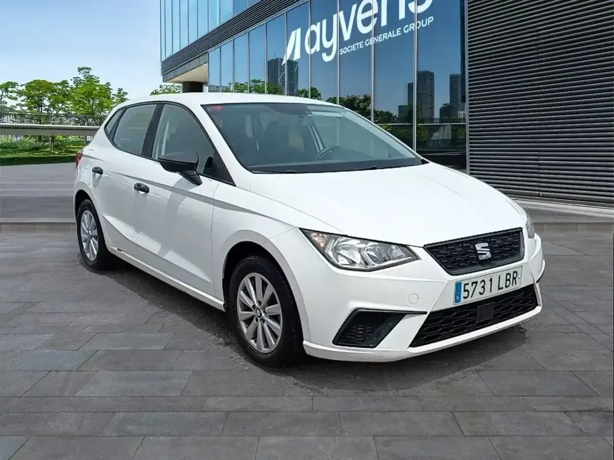 Usado Seat Ibiza Reference 80 CV (58 kW) 2019 Blanco Utilitario