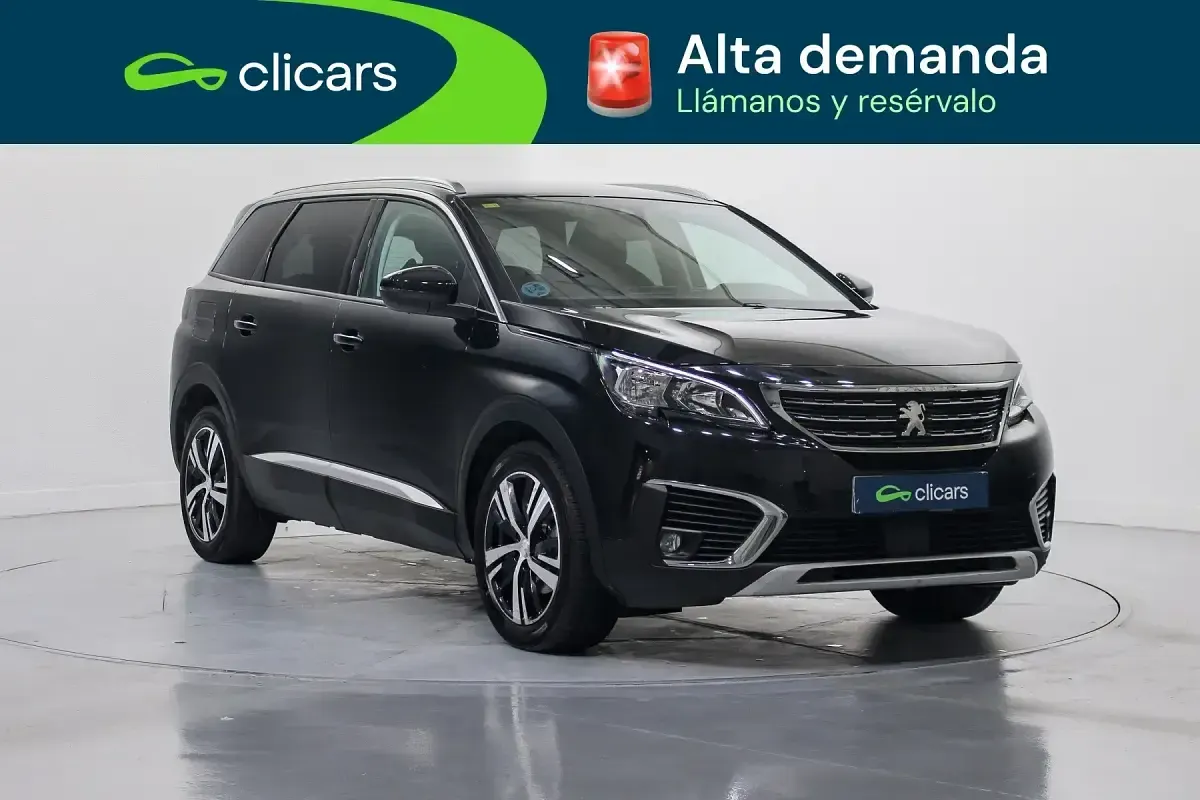 Usado Peugeot 5008 Allure 130 CV (95 kW) 2020 Negro SUV