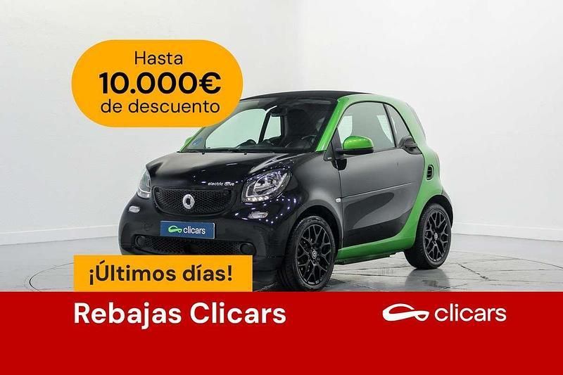 Negro Usado 2017 Smart ForTwo Electric Drive Passion Coupe | 9190 € (Buen precio) - Imagen 1/4