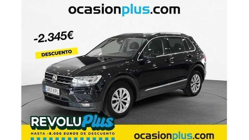 Negro Usado 2018 VW Tiguan Advance SUV | 23.455 € (Precio justo) - Imagen 1/4