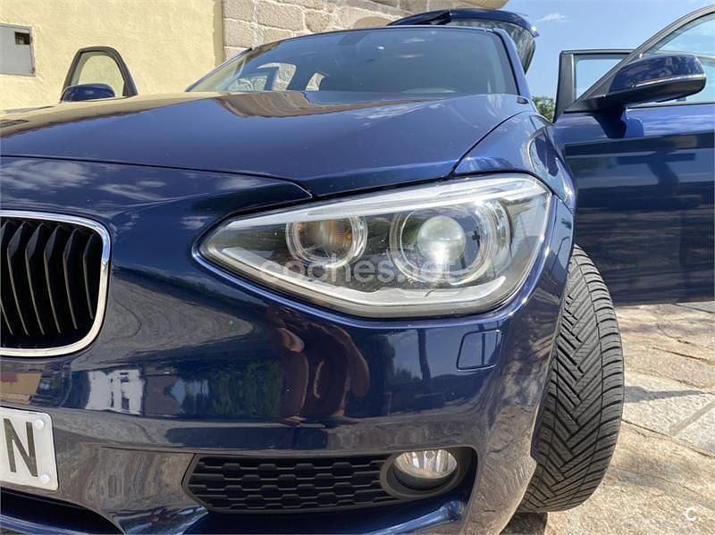 Azul Usado 2014 BMW 118 Utilitario | 9500 € (Precio justo) - Imagen 1/4