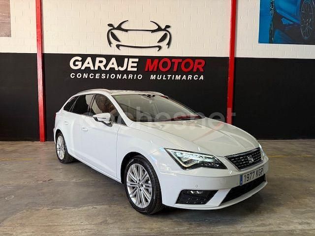 Usado Seat Leon XCELLENCE 150 CV (110 kW) 2018 Blanco Familiar