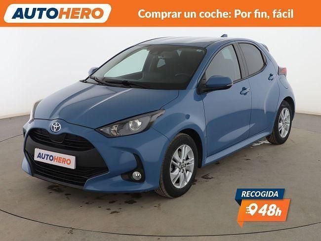 Azul Usado 2021 Toyota Yaris Hybrid Active Berlina | 18.399 € (Precio justo) - Imagen 1/3