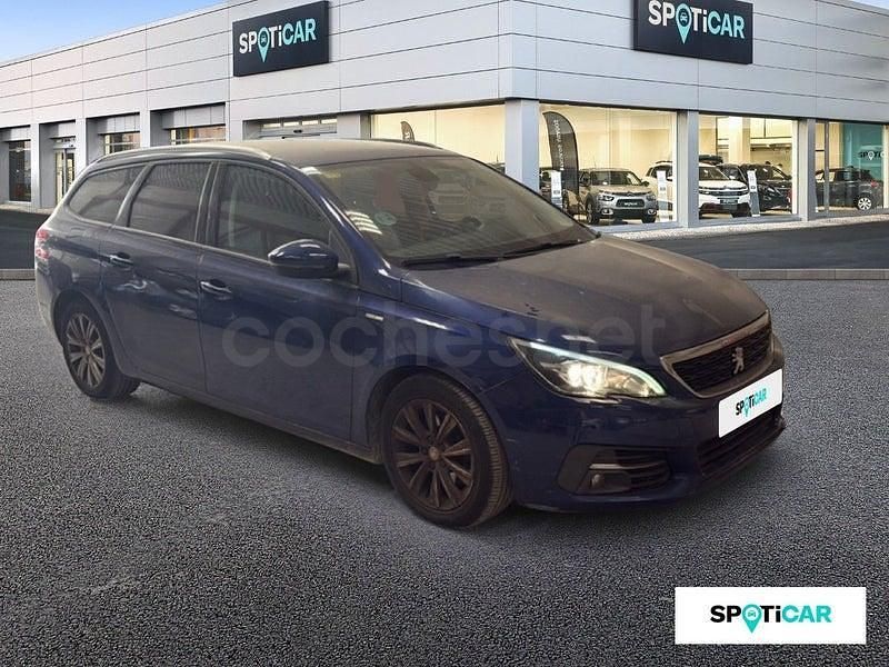 Usado Peugeot 308 Style 130 CV (95 kW) 2018 Azul Berlina