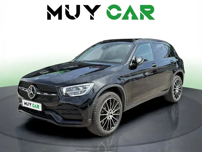 Usado Mercedes GLC300e 306 CV (225 kW) 2022 Negro SUV