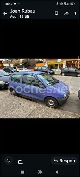 Usado Renault Twingo 55 CV (40 kW) 1995 Azul Utilitario