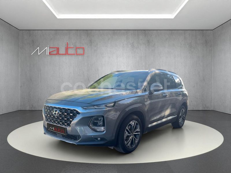 Gris / plata Usado 2019 Hyundai Santa Fe SUV | 27.990 € (Un poco caro) - Imagen 1/4