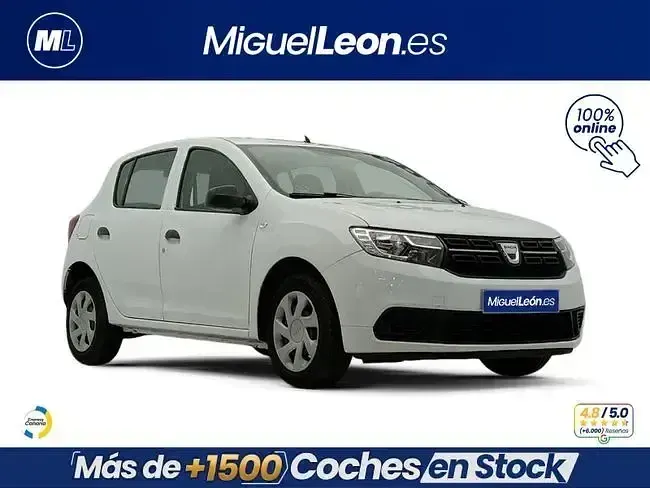 Usado Dacia Sandero Ambiance 75 CV (55 kW) 2017 Blanco Berlina