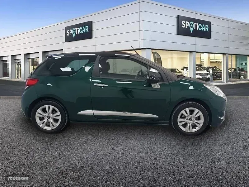 Usado DS Automobiles DS3 Style 100 CV (73 kW) 2017 Verde Utilitario