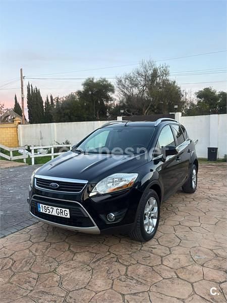 Usado Ford Kuga Titanium 136 CV (100 kW) 2009 Negro SUV