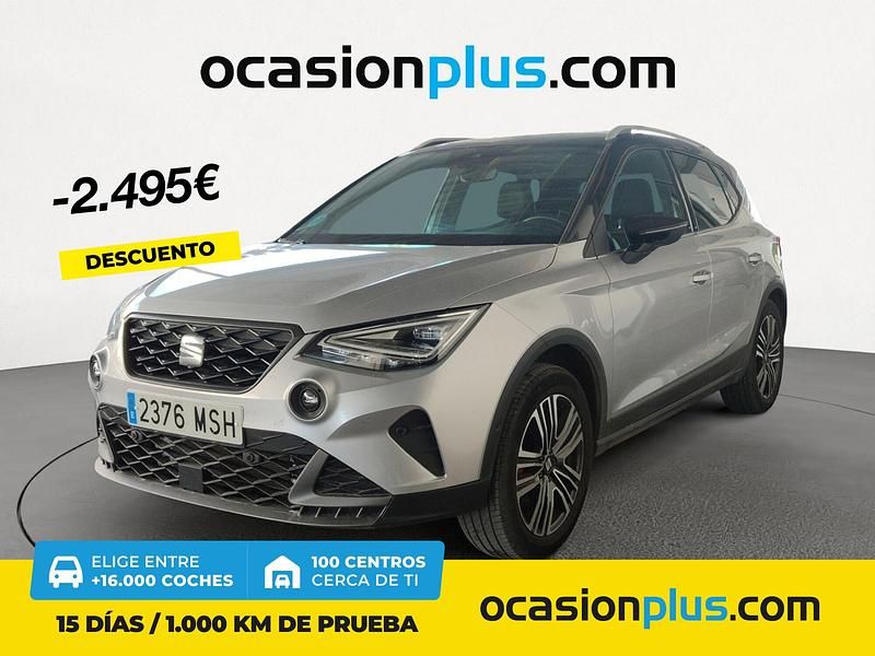 Gris Usado 2024 Seat Arona FR SUV | 19.200 € (Precio justo) - Imagen 1/4