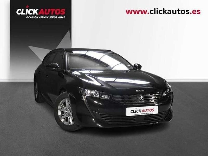 Usado Peugeot 508 Active 131 CV (96 kW) 2022 Negro Familiar