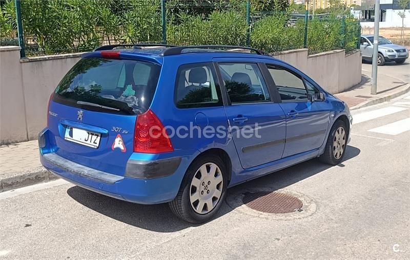Usado Peugeot 307 110 CV (80 kW) 2005 Azul Familiar