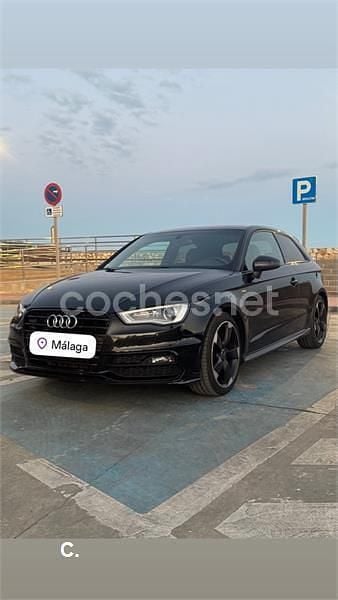 Usado Audi A3 S-Line 180 CV (132 kW) 2015 Negro Berlina