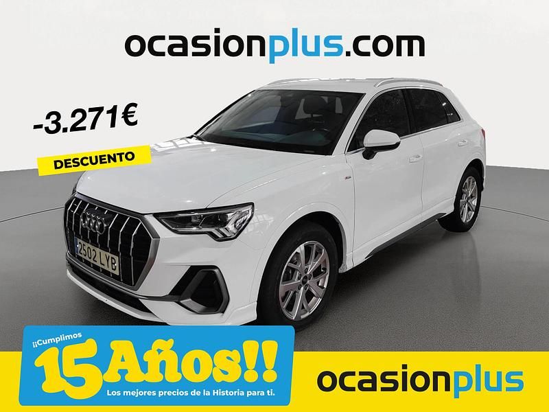 Blanco Usado 2022 Audi Q3 S-Line SUV | 35.990 € (Un poco caro) - Imagen 1/4