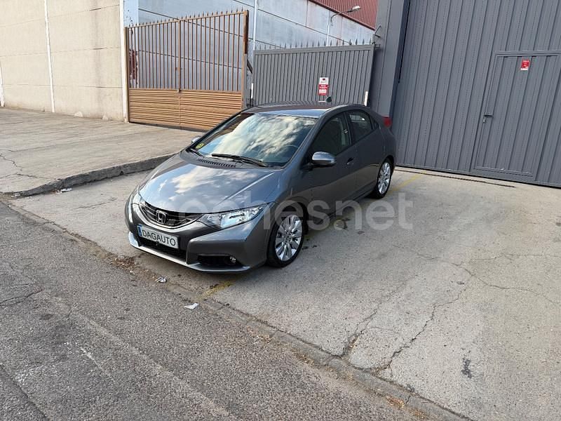 Gris / plata Usado 2013 Honda Civic Sport Berlina | 9990 € (Precio justo) - Imagen 1/4