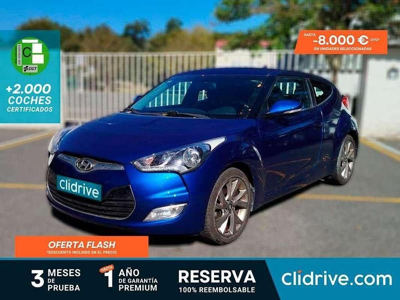 Azul Usado 2016 Hyundai Veloster Berlina | 9890 € - Imagen 1/3